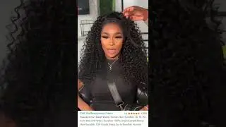 Using beautymoon deep wave bundles on amazon#atlhairstylist#quickweave#amazonwig#hair#blackwoman