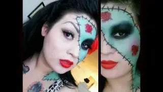 Pin-up Zombie Makeup