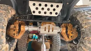 TRX4 Aluminum Portal Axle Housing, Steel Sliders & Stainless Steel Axle Protector Installation