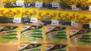 Распаковка на eBay: сетчатые приманки с кусочками паки/полыми плавающими приманками Berkley