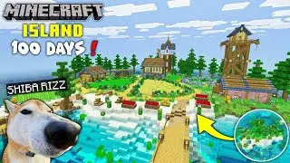 I Survived 100 Days on a Minecraft Island 🏝️ (Hindi)