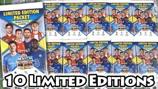 MATCH ATTAX EXTRA 21/22 | 10 LIMITED EDITION PACK Opening | Trying To Complete Gold Limited Editions