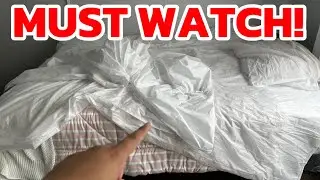 CxLoode 2 Pack Disposable Bed Sheets, 2 Quilt Cover and 4 Pillowcase for Travel (My Honest Review)