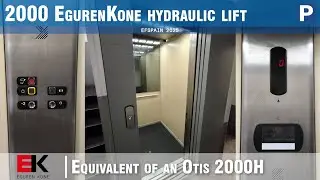 2000 EgurenKone hydraulic lift @ APK2 Gran V&iacute;a, Madrid