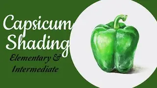 Capsicum With Poster Colour