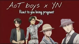 [AoT x y/n] The boys react to you being pregnant