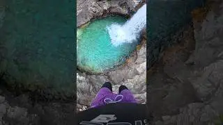 POV: JUMPING INTO COLORADO&rsquo;s BLUEST WATERFALL #nature #waterfall #adventure