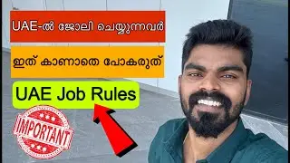 UAE new job rules Malayalam | uae labour rules | UAE leave rules | uae sick leave rules | Lit10