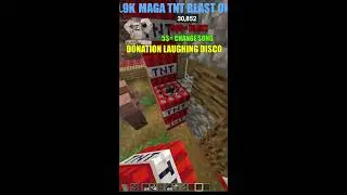 Minecraft TNT Village #shortlive