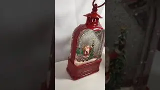 Santa water lantern bottle shape light up