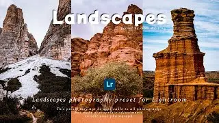 Free Lightroom Presets For Landscape Photography | Easy Tutorial | Link Below