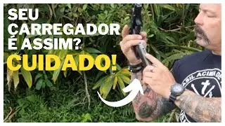 Seu carregador é assim? Cuidado!