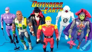 DEFENDERS OF THE EARTH - GALOOB 1986 - BACK THEN VINTAGE REVIEW