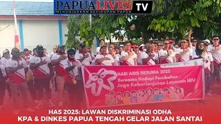 KPA & Dinkes Papua Tengah: Jalan Santai Pagi Lawan Diskriminasi ODHA