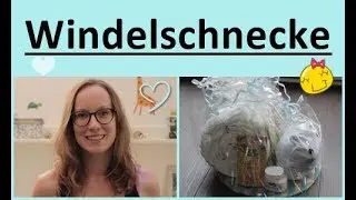 Windelschnecke | DIY |  Geschenk zur Geburt | Baby | Mamalina | Windel