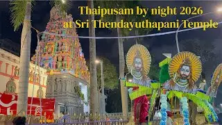 Thaipusam 2026 Night Celebration | Illuminated Kavadis & Temple Darshan | #thaipusam #thaipusam2026
