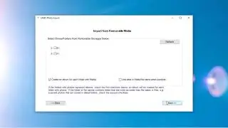 Import from Removable Media -- Organize Photos with LAMU 2 3