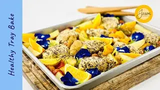 J A S O N’s Healthy Tray Bake | Coconut & Nigella Sea Bass | Gourmet Cooking Made Easy