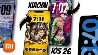 BRUTAL Tema de HyperOS 3 y iOS 26 + Dynamic Island, Always on Display y MAS