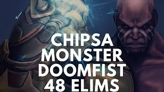 Overwatch Rank 1 Doomfist Pro Chipsa Insane Gameplay With 48 Elims