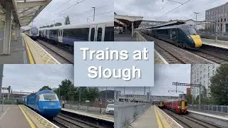 Trains at Slough, GWML (30/08/21) [4K60 HDR]