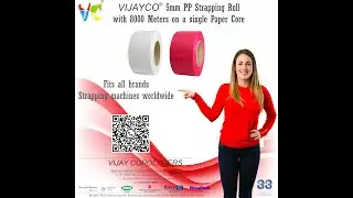 Обвязка лентой VIJAYCO&reg; шириной 5 мм на машинах Strapack SQ 800