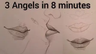 The best ways to draw lips from different angles, How to draw lips, easy mode and...