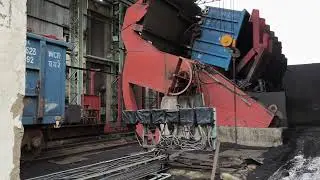 Power plant Railway unloading CHP unloading system coal handling plant unloading