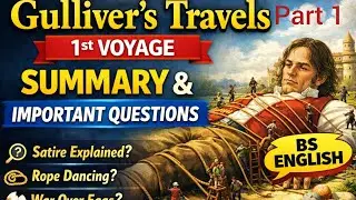 Gulliver’s Travels | First Voyage Summary in Urdu  | Voyage to Lilliput