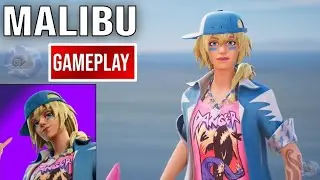 New Malibu Skin Gameplay (Fortnite)