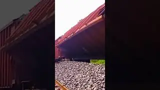 Spreading Ballast Stone on the Track.#shorts  #railroad  #keretaapi #train #automobile