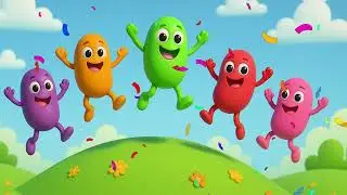 KiddiBoo - Jumping Jellybeans 🍬🎶 | Fun Kids Music & Dance Music | Happy Children Music