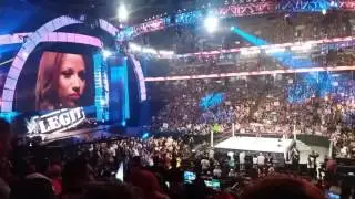 SASHA BANKS AND DANA BROOKE ENTRANCE