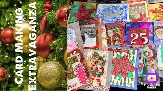 Craftmas D12: Card Making Extravaganza: Tim Holtz Inks, Idea-ology, Sizzix, and Stampers Anonymous
