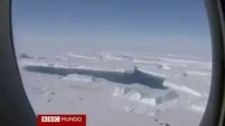antartica glaciar descongelandose.