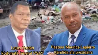 Louis Ostain k&ograve;donat&egrave; PSAV voye yon gwo mesaj bay p&egrave;p Ayisyen kons&egrave;nan Maurice Lapierre !