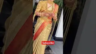 ✨❤️New trendy party wear saree design 2025 | ✨beautiful saree look✨#shorts #youtuber #weddinglook