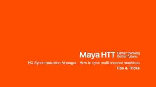 NX Synchronization Manager - How to sync multi channel machines