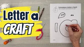 Easy Lowercase Letter a Apple Craft for Preschoolers | Fun ABC Activity for Kids!