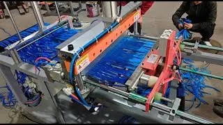 knotless net bag cutting and sealing machine