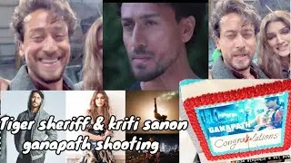 Tiger Shroff and Kriti Sanon First Time Together On Ganapath Shooting Schedule Wrap