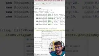 java8 streams, collectors groupby reduce,..#Coding #java