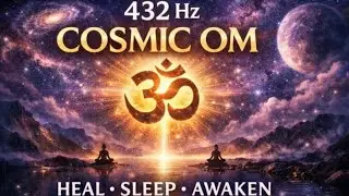 432 Hz Cosmic OM Chanting for Healing 🌌 | Deep Sleep, Meditation & Spiritual Awakening