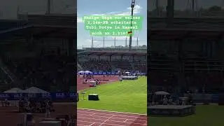 Ein #DieFinals-Eindruck vom #Hochsprung in der #Leichtathletik mit Tobias #Potye! 🇩🇪 #athletics