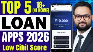 ✅Top 5 Instant Loan Apps 2026 🔥 |  Best Loan Apps with Low Cibil Score | Aadhar Card Loan App 2026