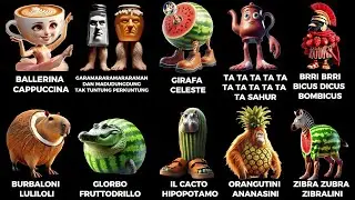 Every ITALIAN BRAINROT Characters in 4 Minutes
