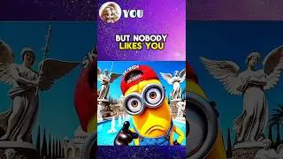 Devil or Jesus Choose one...😇👿 #minions #memes #aishorts