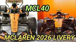 Команда McLaren F1 представила раскраску болида MCL40 на сезон 2026 года.