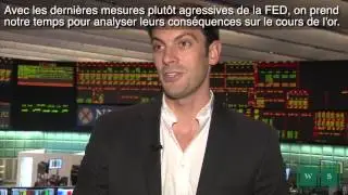 Apr&egrave;s le vote suisse, l'or en chute libre