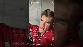 ZACH COX IG LIVESTREAM 17/03/2019 (@zachhcox)